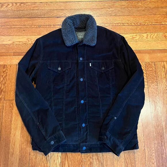 Levi's fleece lined‎ corduroy jacket - Picture 1 of 5
